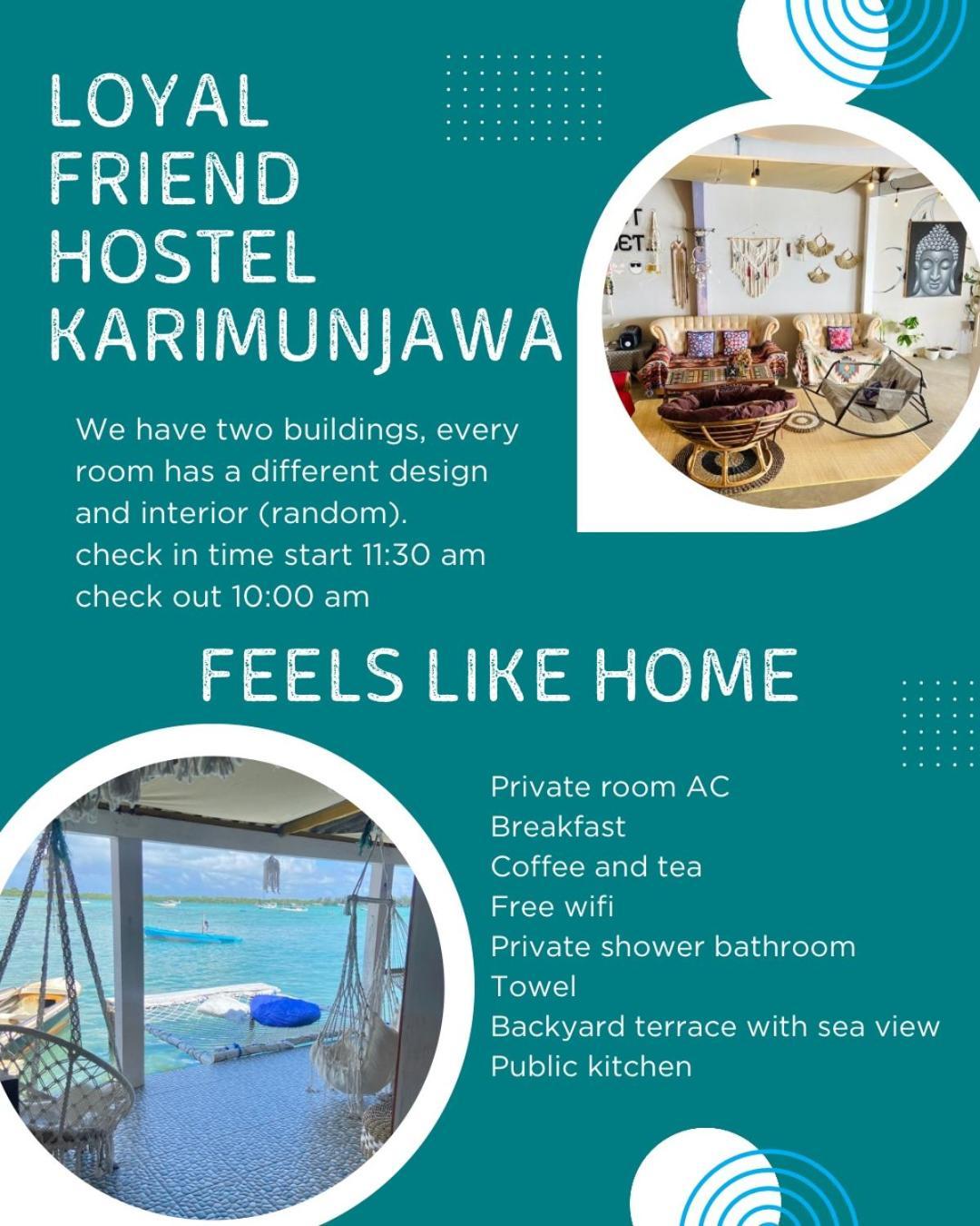 Loyal Friend Hostel Karimunjawa Esterno foto